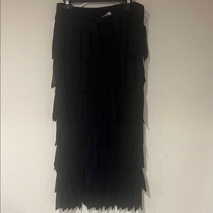 Chic Black Asymmetrical Skirt vintage